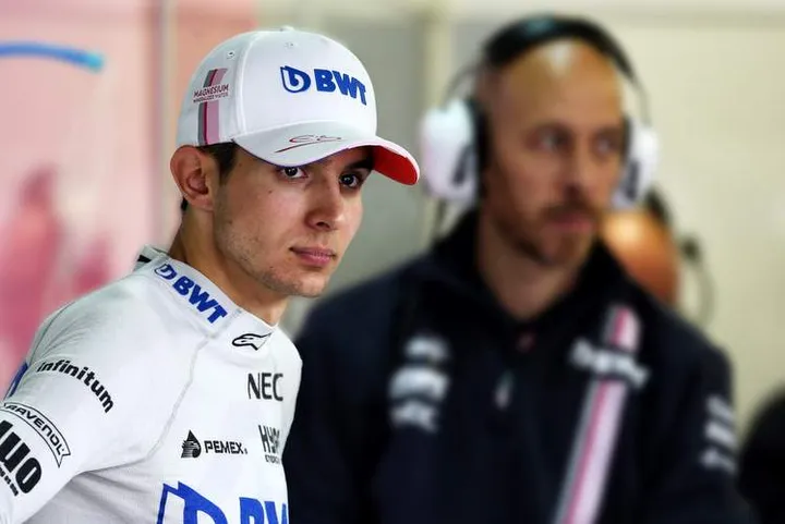 Esteban Ocon (FRA) Racing Point Force India F1 Team.Russian Grand Prix, Friday 28th September 2018. Sochi Autodrom, Sochi, Russia.