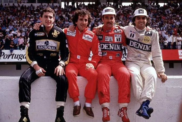 senna prost mansell piquet