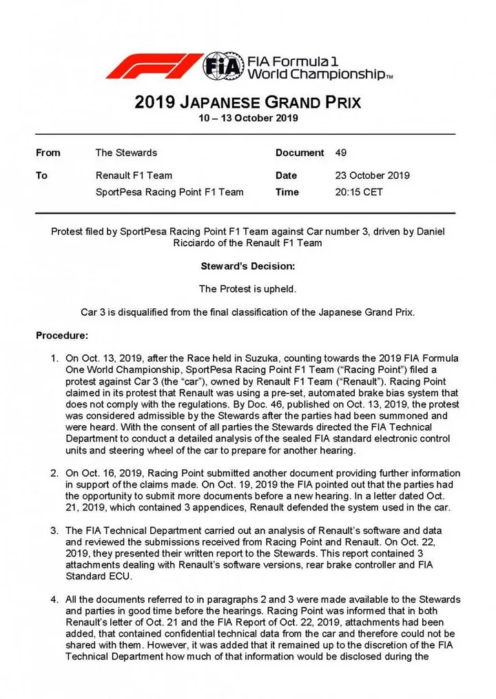 jpn doc 49 renault protest decision car 3 page 1 001