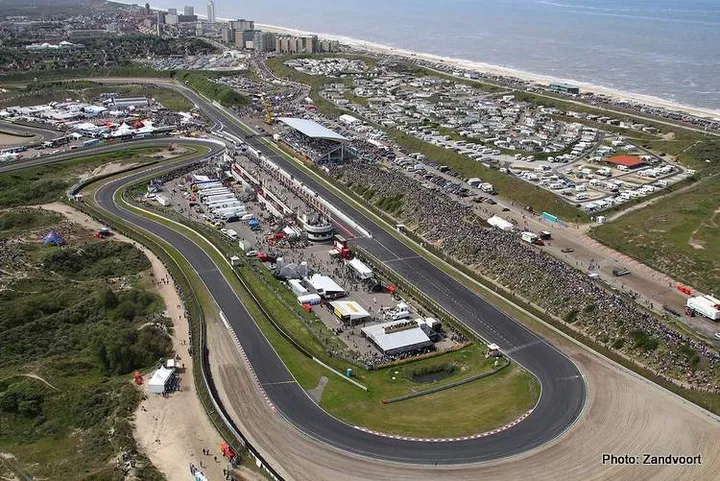 1-zandvoort dutch grand prix aerial
