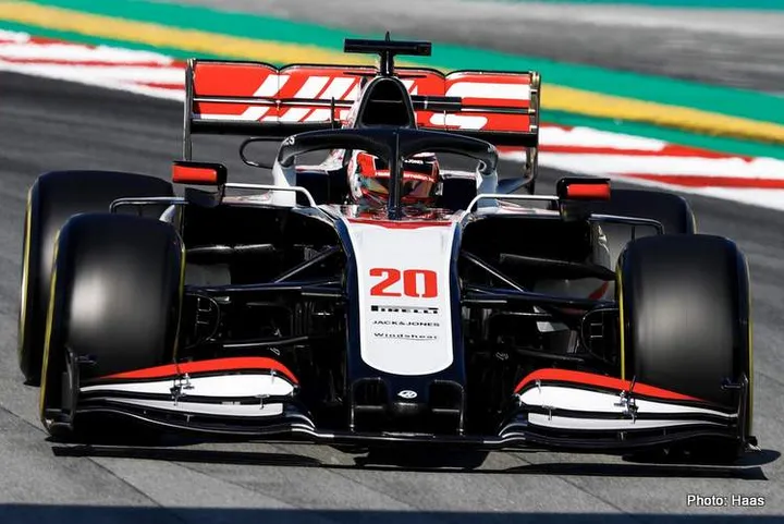 1 magnussen haas vf20 barcelona f1 test 001