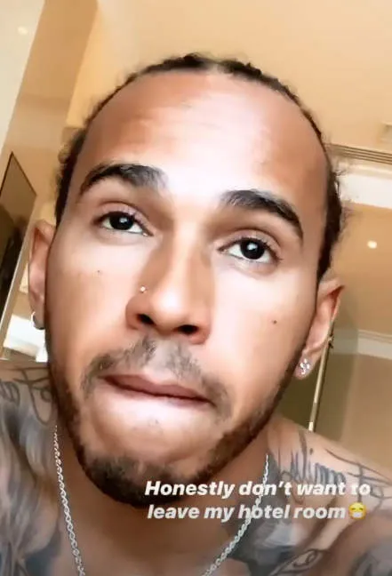 hamilton honestly dont want to leave my hotel room