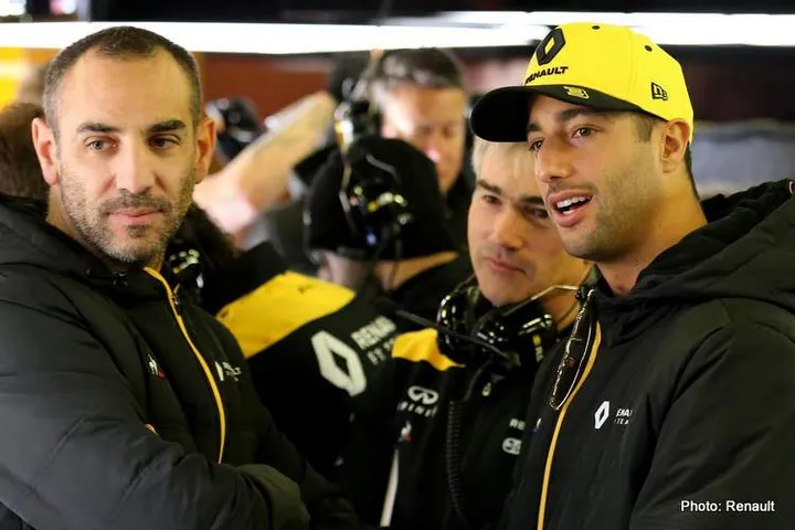 Cyril Abiteboul, Daniel Ricciardo