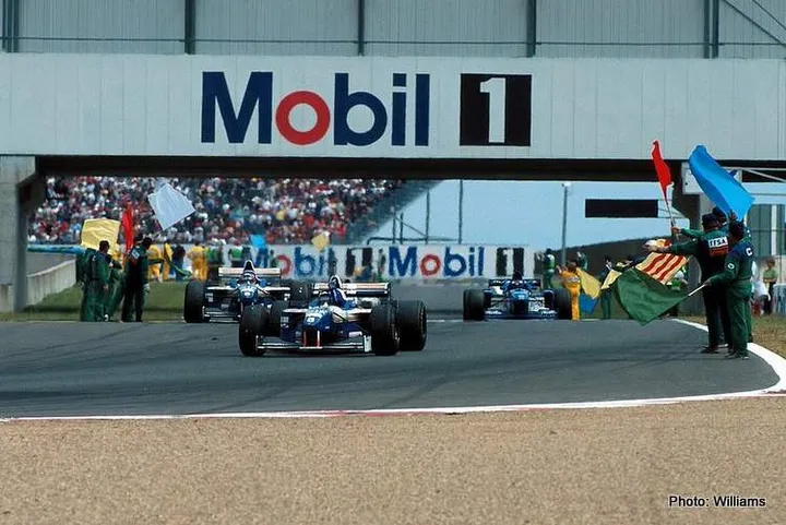 damon hill williams magny-cours