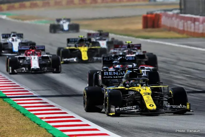Daniel Ricciardo (AUS) Renault F1 Team RS20.Spanish Grand Prix, Sunday 16th August 2020. Barcelona, Spain.