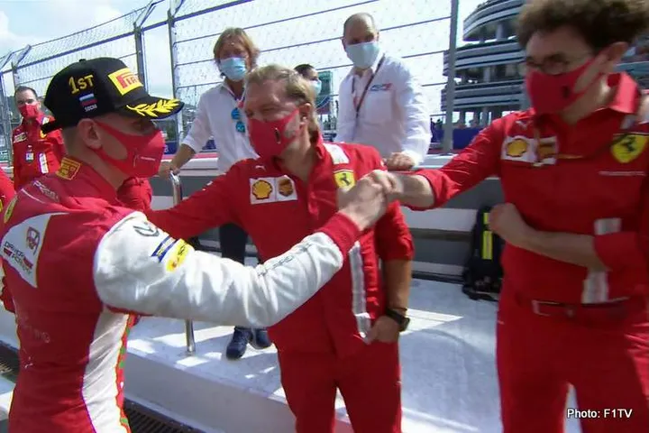 Mick Schumacher Mattia Binotto