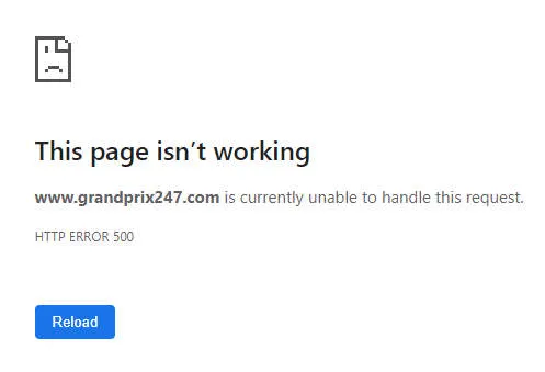 page not working