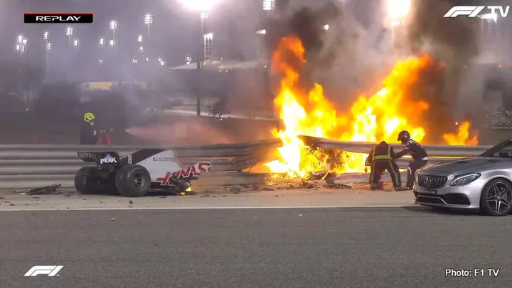 romain grosjean accident bahrain 2020 29 11 2020 15 44 46mp4 vlc media player 29 11 2020 15 44 46