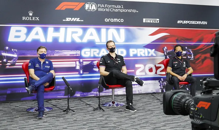 Bahrain Grand Prix: Friday Press Conference Jost Capito (Williams), Laurent Rossi (Alpine), Toyoharu Tanabe (Honda)