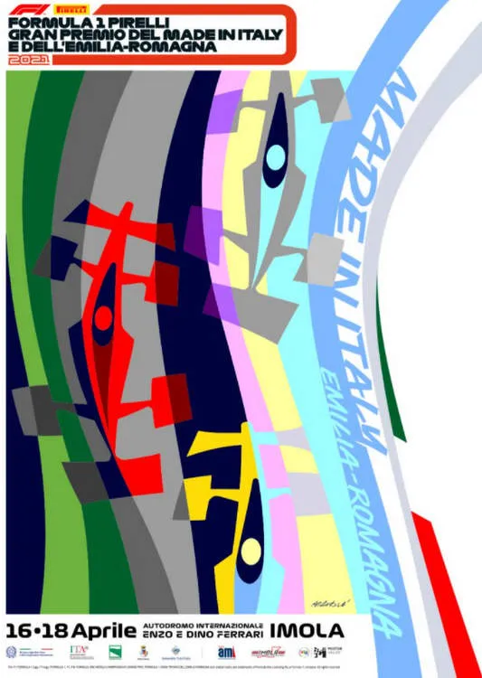 poster 2021 imola grand prix