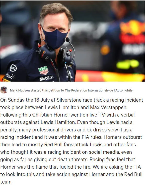 horner petition