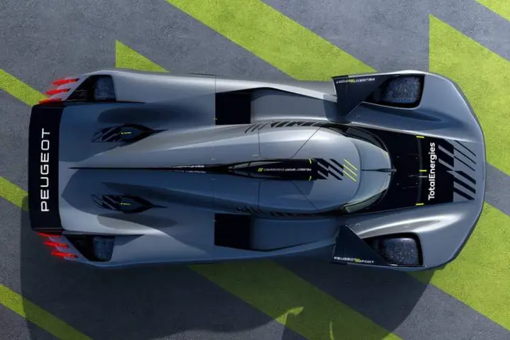 top viewPeugeot 9X8 Le Mans Hypercar-002