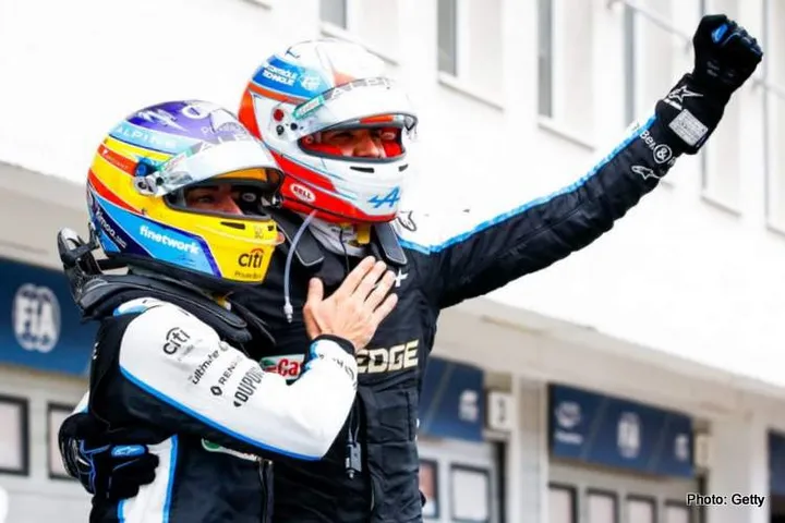 fernando alonso esteban ocon 2021 hungarioan grand prix winner