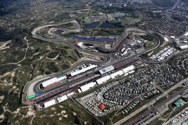 formula 1 zandvoort aerial 2021 dutch grand prix