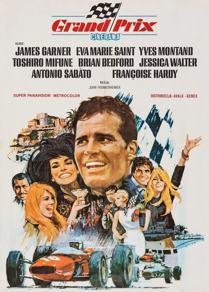 Grand Prix movie cover 1966