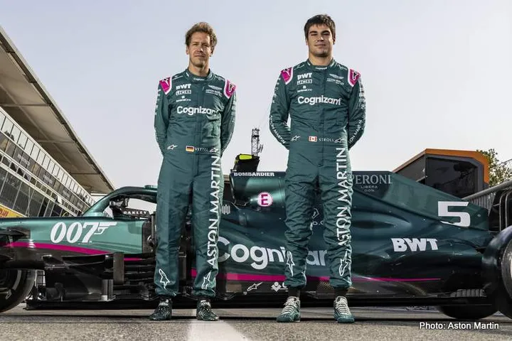 vettel stroll 2022 aston martin