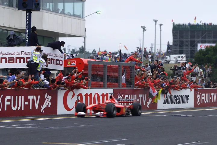 Michael Schumacher's first Ferrari drivers' title win in 25 brilliant photos | Girardo &amp; Co