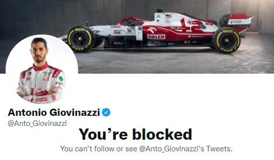 giovinazzi twitter block