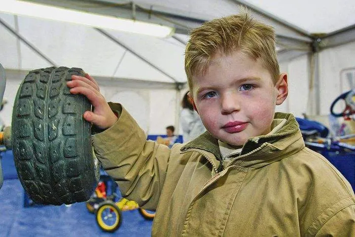 Max Verstappen kart youn kid