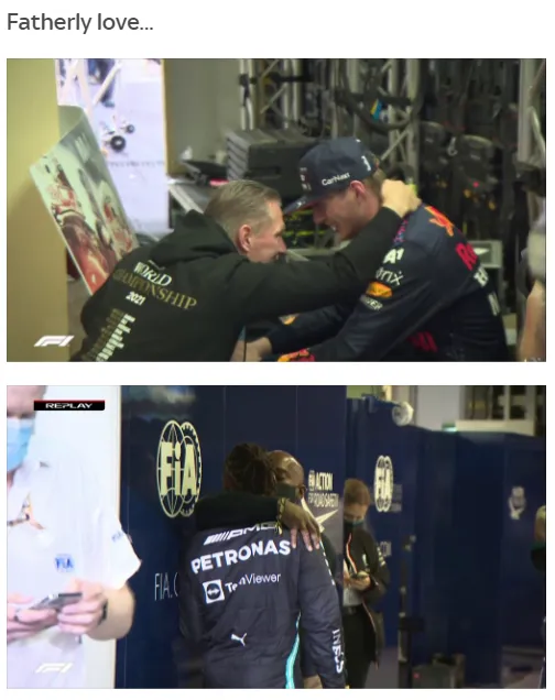 anthony jos abu dhabi grand prix verstappen hamilton father son