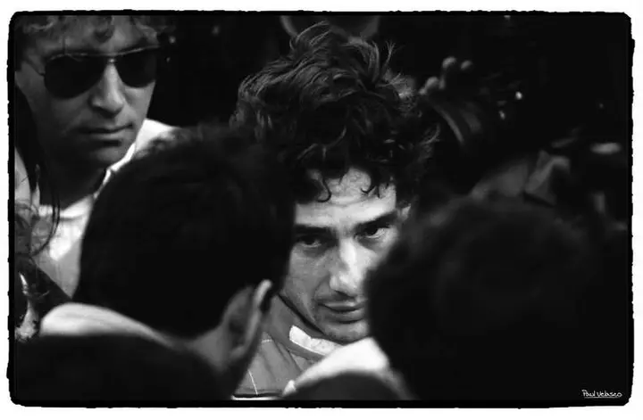 Ayrton-Senna F1 historic photo