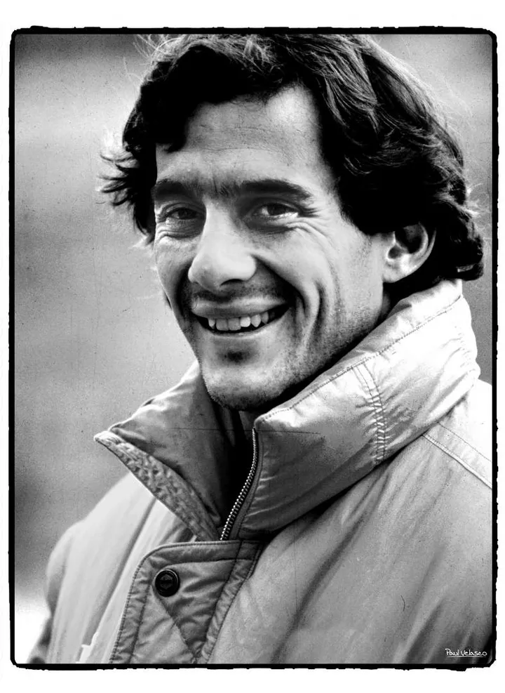 Ayrton Senna The Day We Met 1991 Original by Paul Velasco