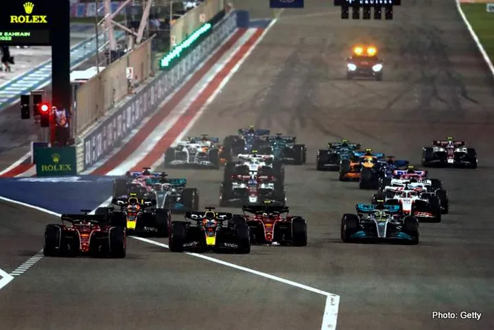 bahrain grand prix start 2022 f1