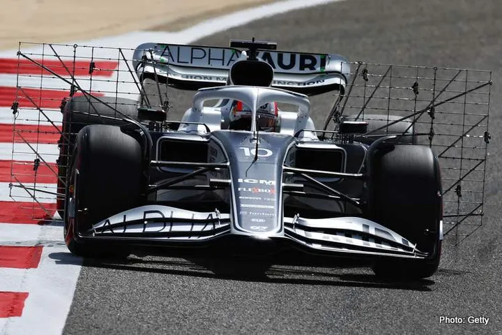 gasly bahrain test at03 2022