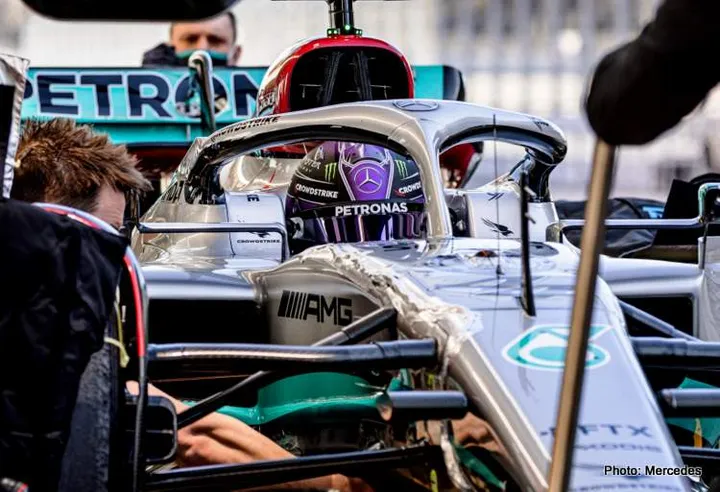 hamilton f1 mercedes 2022