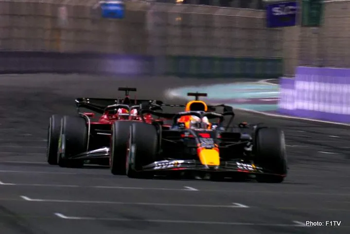 verstappen leclerc finish saudi grand prix