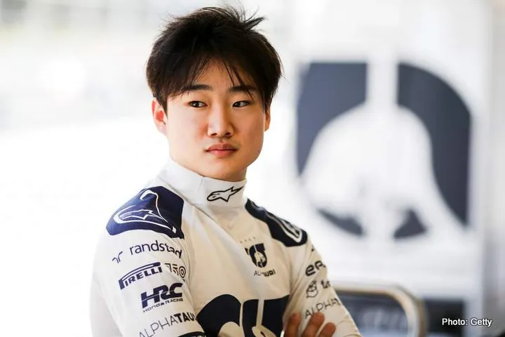 yuki tsunoda bahrain testing