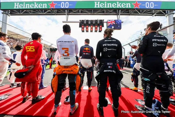 drivers on grid melbourne 2022