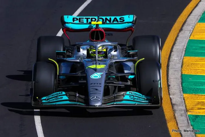 hamilton mercedes practice melbourne australian grand prix 2022 Australian Grand Prix, Friday - LAT Images