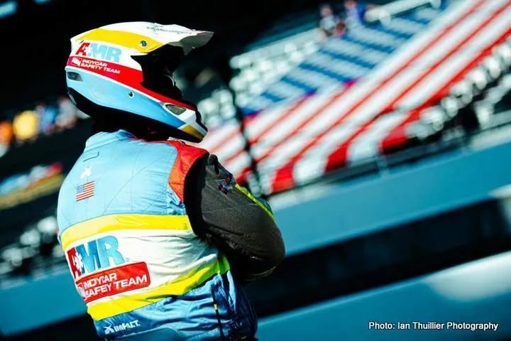 May 13,  - Indianapolis, , - Indycar Safety Official, GMR Grand Prix at Indianapolis, . 
