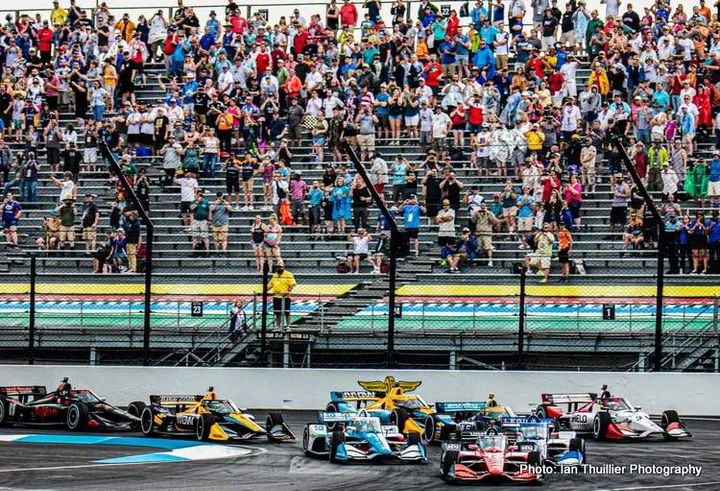 May 14,  - Indianapolis, , Indycar Grand Prix - Race start, GMR Grand Prix at Indianapolis, . 
