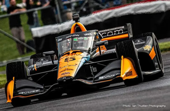 May 14,  - Indianapolis, , North America - Arrow McLaren SP driver Pato O'Ward (5) of Mexico, GMR Grand Prix at Indianapolis, . 