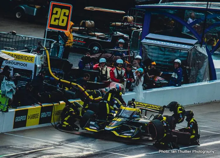 May 14,  - Indianapolis, , Indycar Grand Prix - Andretti Autosport with Curb-Agajanian driver Colton Herta (26) of United States, GMR Grand Prix at Indianapolis, . 