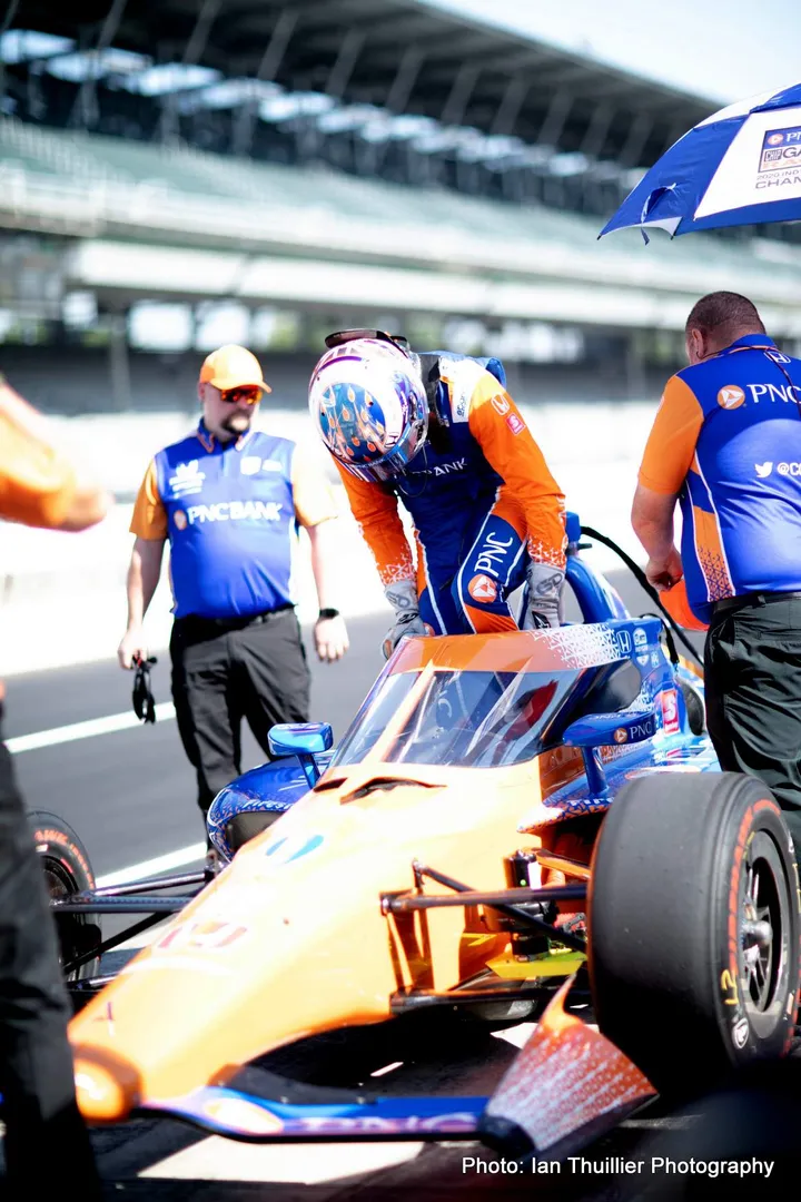 IndyCar Indy 500 Auto Racing, , North America May 17,  Chip Ganassi Racing driver Scott Dixon (9) of New Zealand during the Indianapolis 500 auto race at Indianapolis Motor Speedway in Indianapolis May 17,  