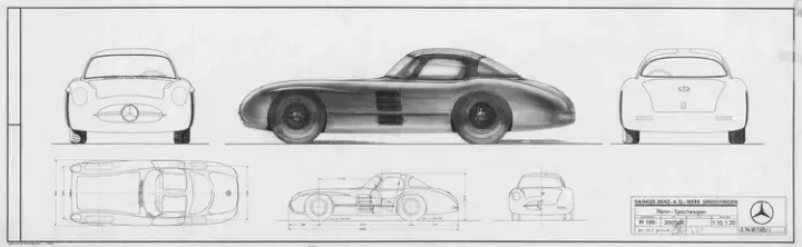 1955 Mercedes-Benz 300 SLR 'Uhlenhaut Coupé'