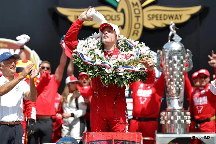 Marcus Ericsson wins the Indy 500