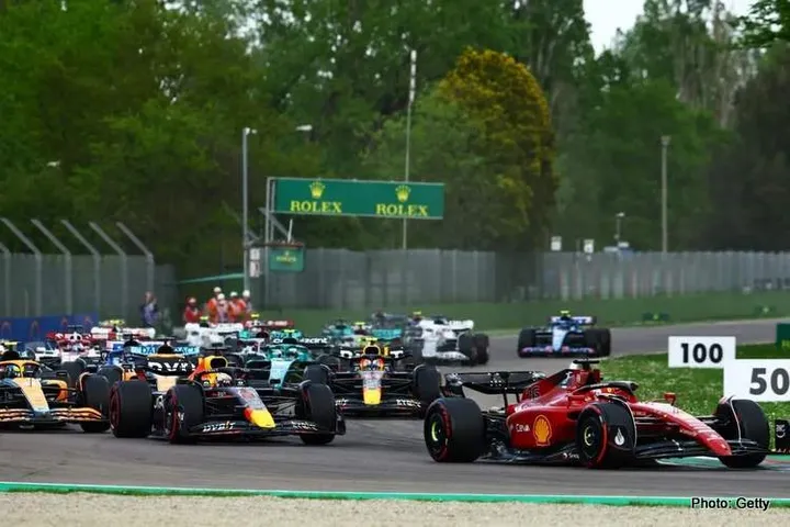 imola race start 2 2022