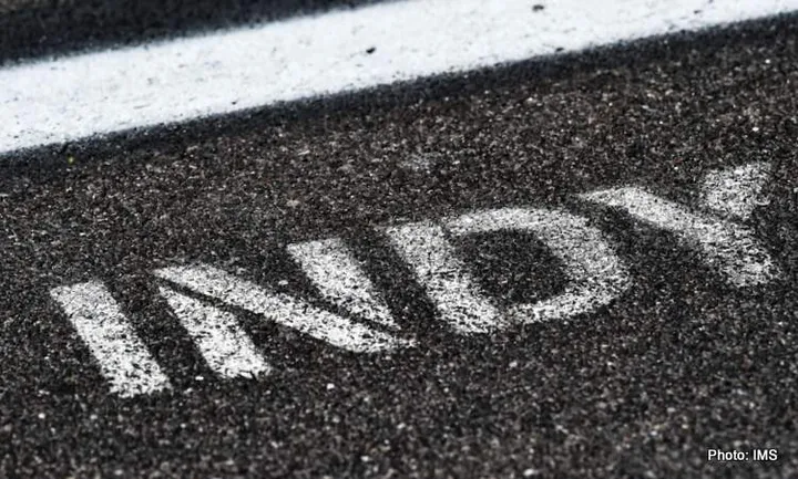 indy 500 track sign paint