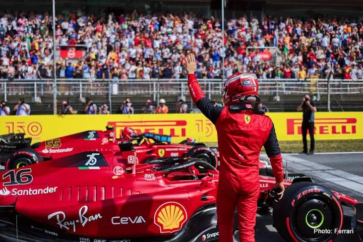 leclerc barcelona quali 2 2022