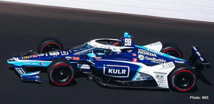 marco andretti indy 500 action 