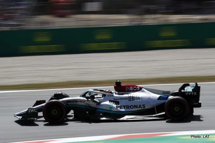 russell barcelona race 3 2022