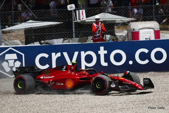 sainz barcelona race 2 2022