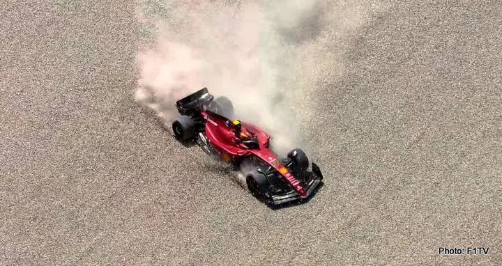 sainz spin spanish gp