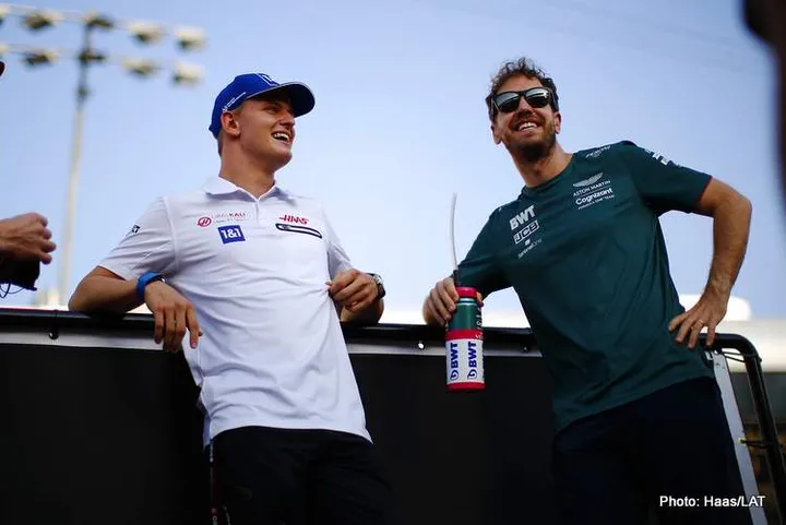 schumacher vettel drivers parade 2022