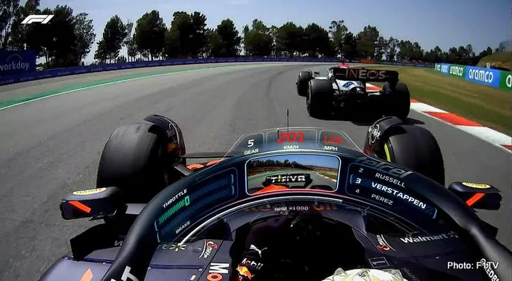 verstappen versus russell