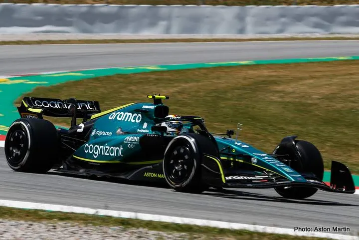 vettel barcelona practice 2022